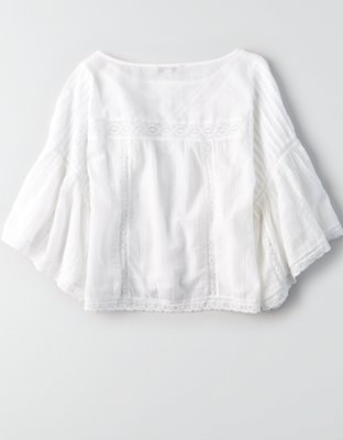 AE Ruffle Bell Sleeve Top