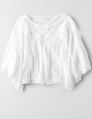 AE Ruffle Bell Sleeve Top