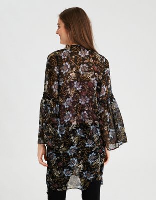 American Eagle AE Ruffle Cuff Kimono — фото 2