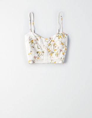 Женские топы American Eagle AE Button Front Cropped Cami — фото 3