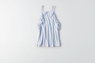 Женские топы American Eagle AEO Soft & Sexy Hi-Neck Ruffle Tank — фото 3