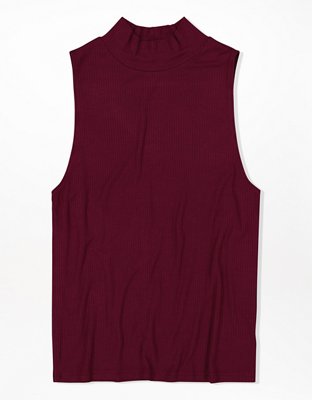 AE Mock Neck Tank Top