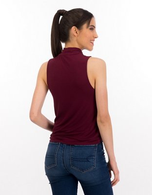 AE Mock Neck Tank Top