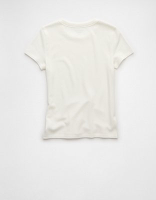 AE Waffle Hey Baby Tee