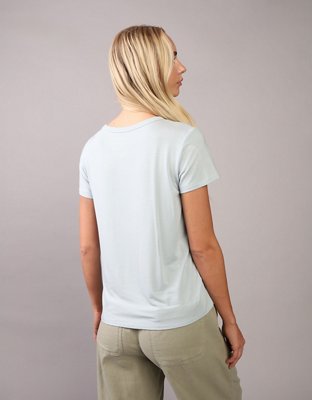 AE T-shirt corta de tejido tipo waffle