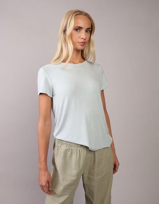 AE T-shirt corta de tejido tipo waffle