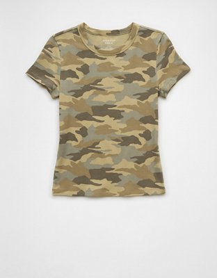 AE Camo Hey Baby Tee