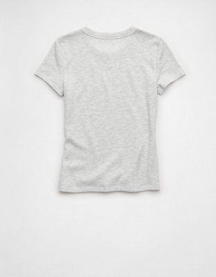 AE Waffle Hey Baby Tee