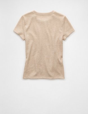 AE Waffle Hey Baby Tee