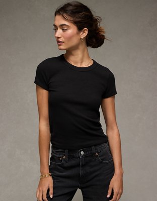 AE Waffle Hey Baby Tee