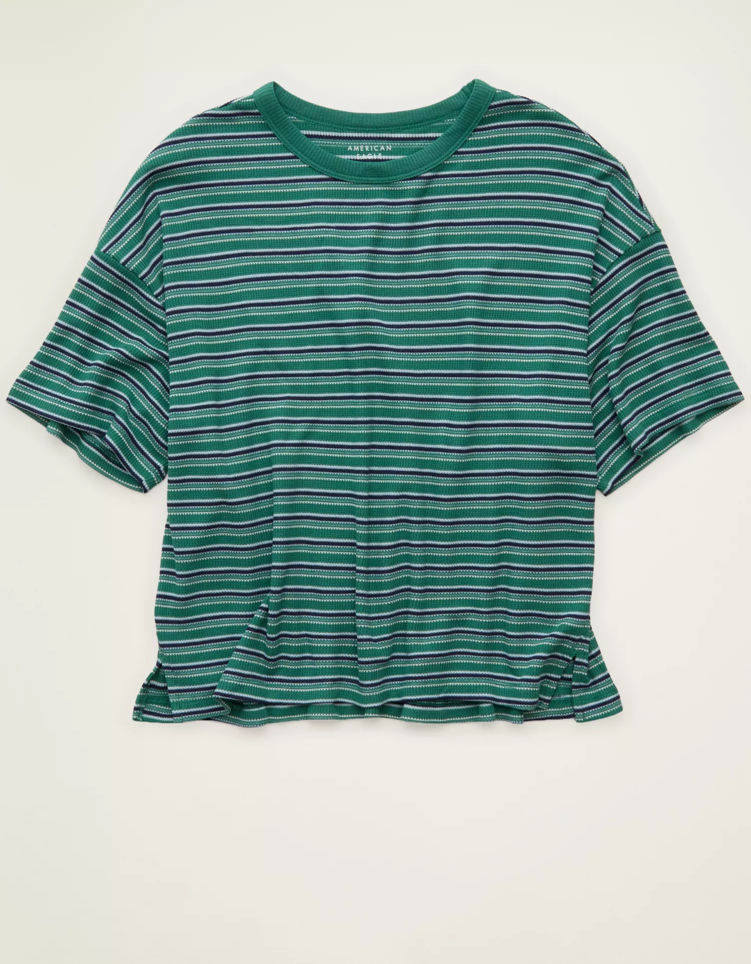 AE Soft & Sexy Waffle Crew Neck Tee - thumbnail 3