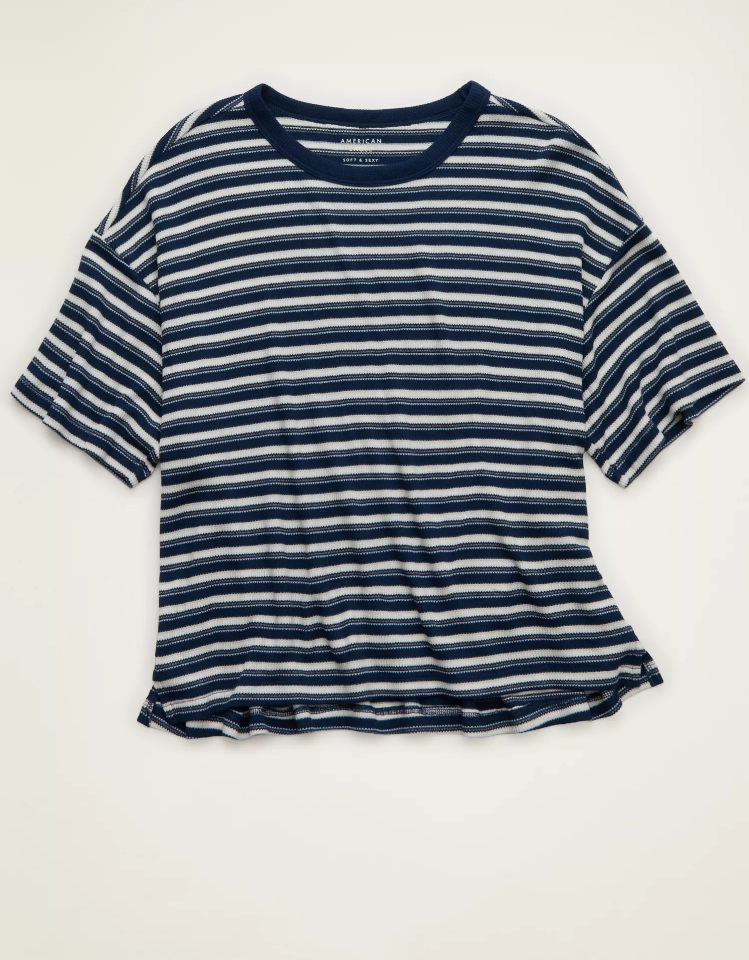 AE Soft & Sexy Waffle Crew Neck Tee - thumbnail 8
