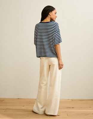 AE Soft & Sexy Waffle Crew Neck Tee