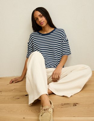 AE Soft & Sexy Waffle Crew Neck Tee