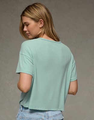 AE Soft & Sexy Ribbed Pocket T-Shirt