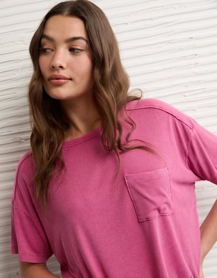 AE Soft & Sexy Ribbed Pocket T-Shirt