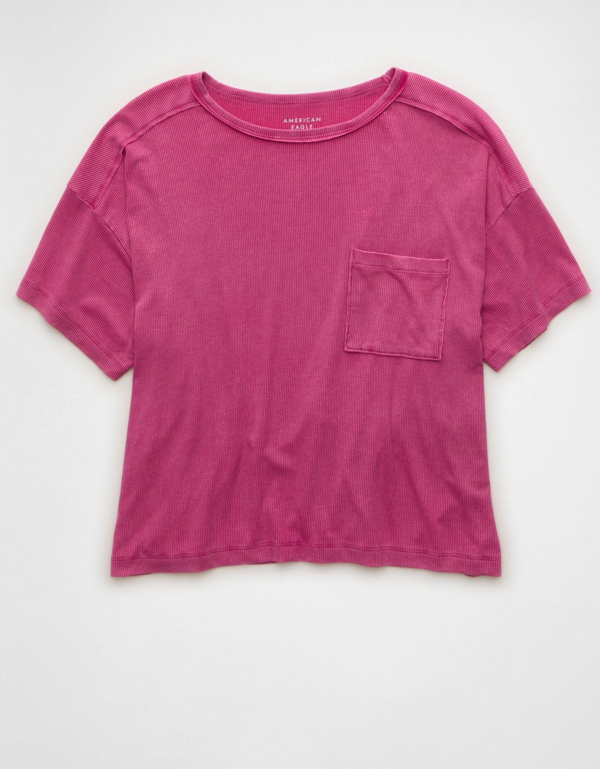AE Soft & Sexy Ribbed Pocket T-Shirt - image 3