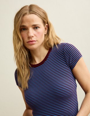 AE Hey Baby Cotton Slub Tee