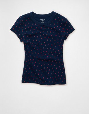 T-shirt en coton flammé Hey Baby AE