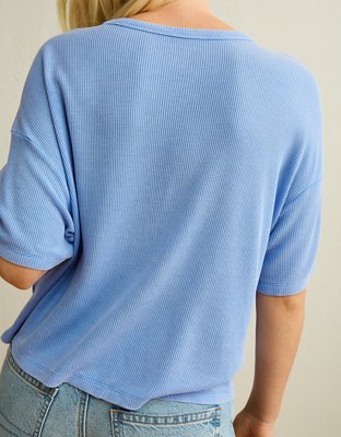 AE Soft & Sexy Waffle Crew Neck Tee