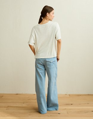 AE Soft & Sexy Waffle Crew Neck Tee