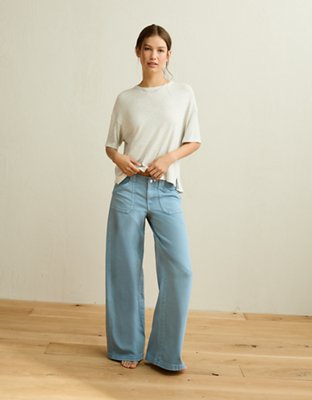 AE Soft & Sexy Waffle Crew Neck Tee