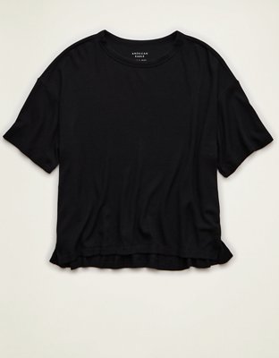 AE Soft & Sexy Waffle Crew Neck Tee