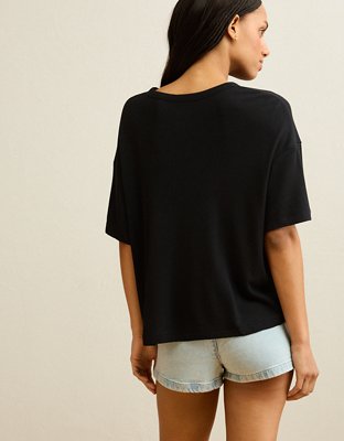 AE Soft & Sexy Waffle Crew Neck Tee