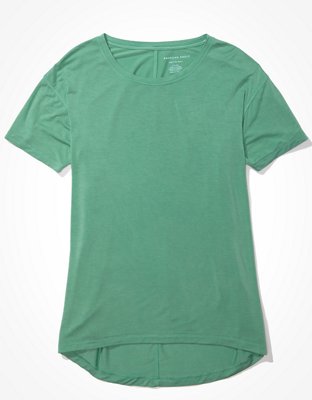 Женские футболки American Eagle AE Oversized Soft & Sexy Crew Neck T-Shirt — фото 3