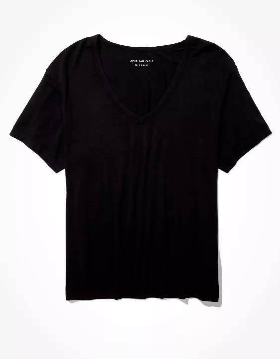 AE Oversized Soft & Sexy V-Neck T-Shirt
