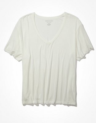 AE Oversized Soft  Sexy V-Neck T-Shirt