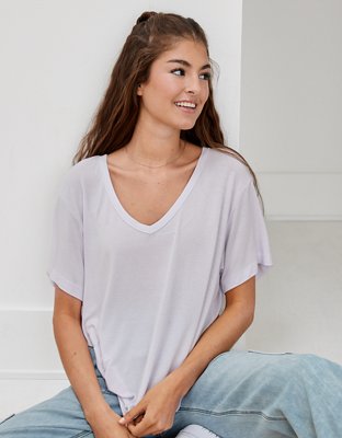 AE Soft Sexy V Neck T Shirt