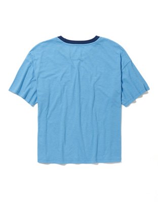 Женские футболки American Eagle AE Graphic Ringer Tee — фото 4