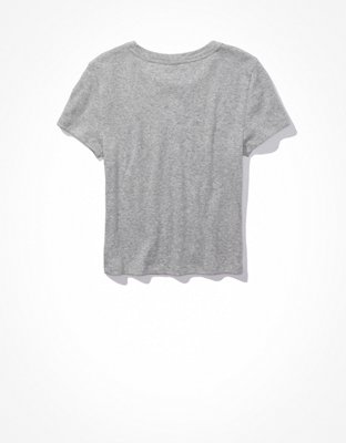 AE Cropped Hey Baby Tee