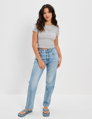 AE Cropped Hey Baby Tee