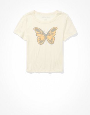 AE Cropped Hey Baby Tee