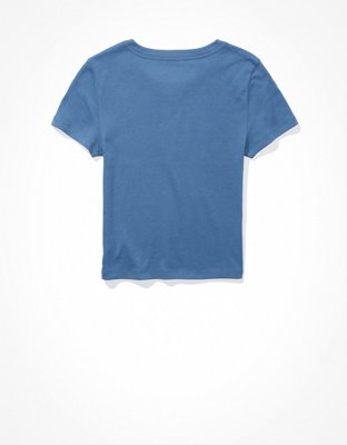 AE Cropped Hey Baby Tee
