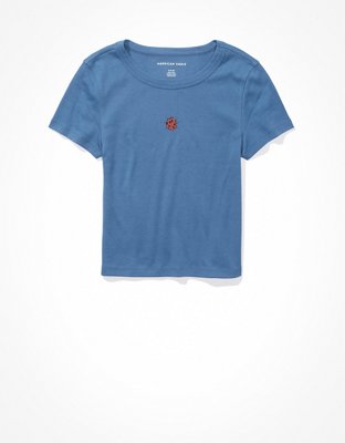 AE Cropped Hey Baby Tee