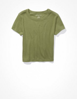 AE Cropped Hey Baby Tee
