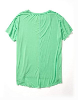 T-shirt con cuello redondo AE