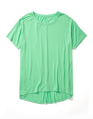 AE T-shirt con cuello redondo