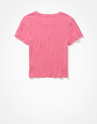AE Cropped Hey Baby Tee