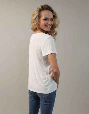 AE Soft & Sexy Short-Sleeve V-Neck Tee