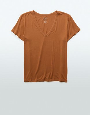 AE Soft & Sexy Short-Sleeve V-Neck Tee