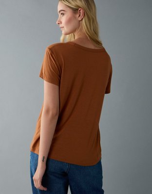 AE Soft & Sexy Short-Sleeve V-Neck Tee