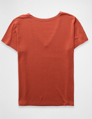 AE Soft & Sexy T-shirt Manga Corta con Escote V