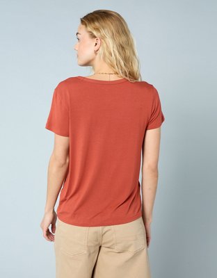 AE Soft & Sexy Short-Sleeve V-Neck Tee