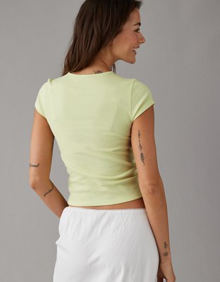 AE Ribbed Hey Baby Tee