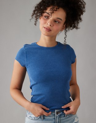 AE Ribbed Hey Baby Tee