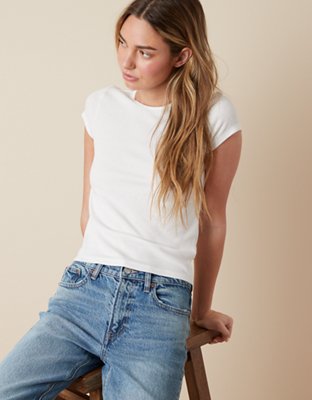 トップス aeae USA BANNER HENLY NECK TEE WHITE USA BANNER HENLY NECK TEE [WHITE] – aeae JAPAN